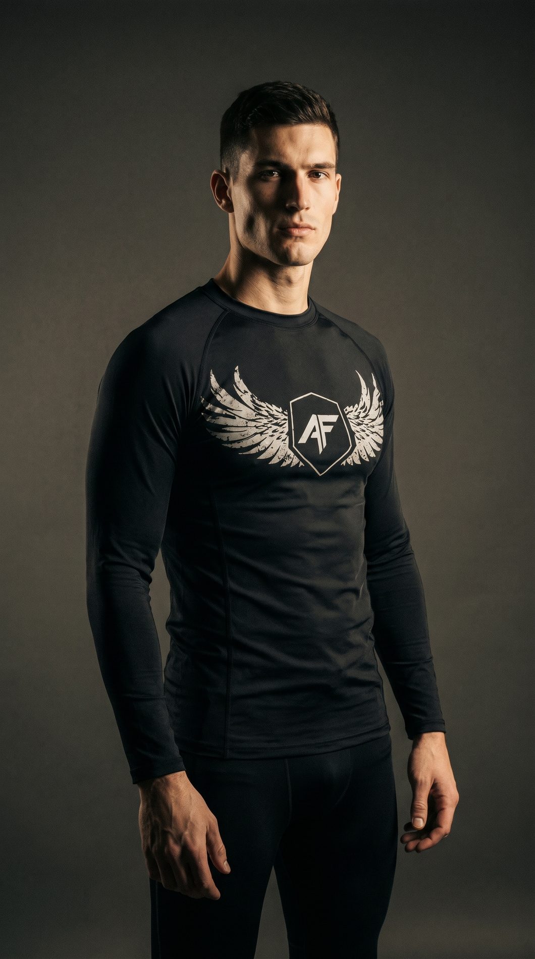 Authority Figure — Long-Sleeve Compression Shirt worn on figure